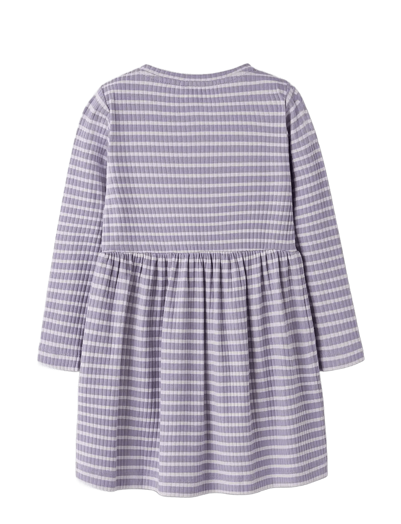 name it - NMFVEMMA LS DRESS - långärmade babyklänningar - lavender gray - 2