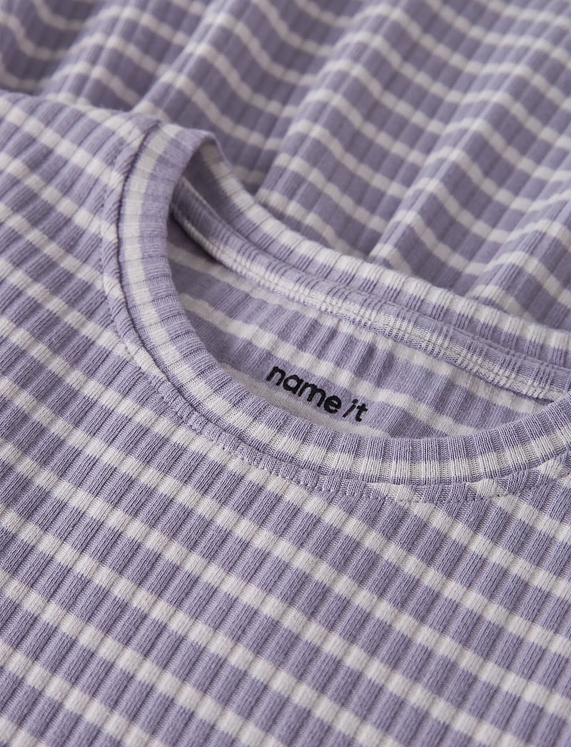 name it - NMFVEMMA LS DRESS - långärmade babyklänningar - lavender gray - 3