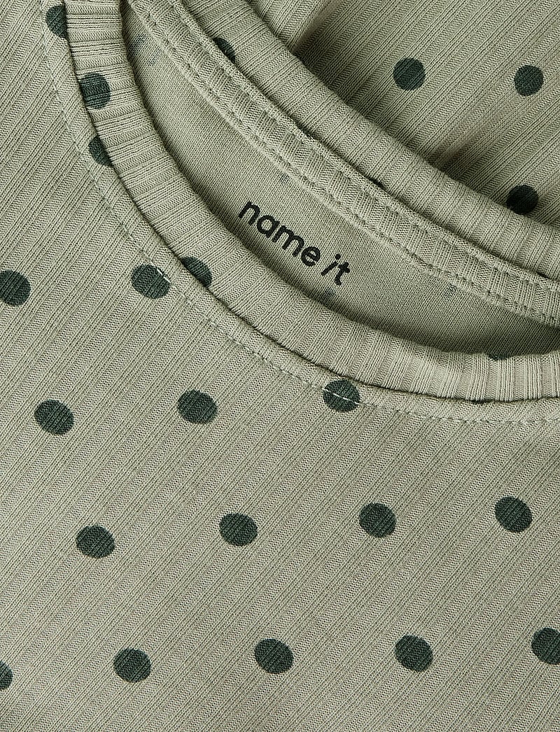 name it - NMFVEMMA LS DRESS - pikkade varrukatega beebi kleidid - shadow - 3