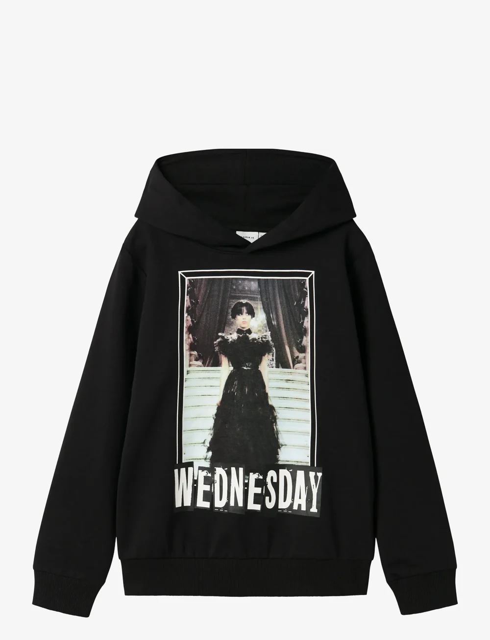name it - NKFJIDA WEDNESDAY RLX SW WH UNB NOOS SKY - hoodies - black - 0