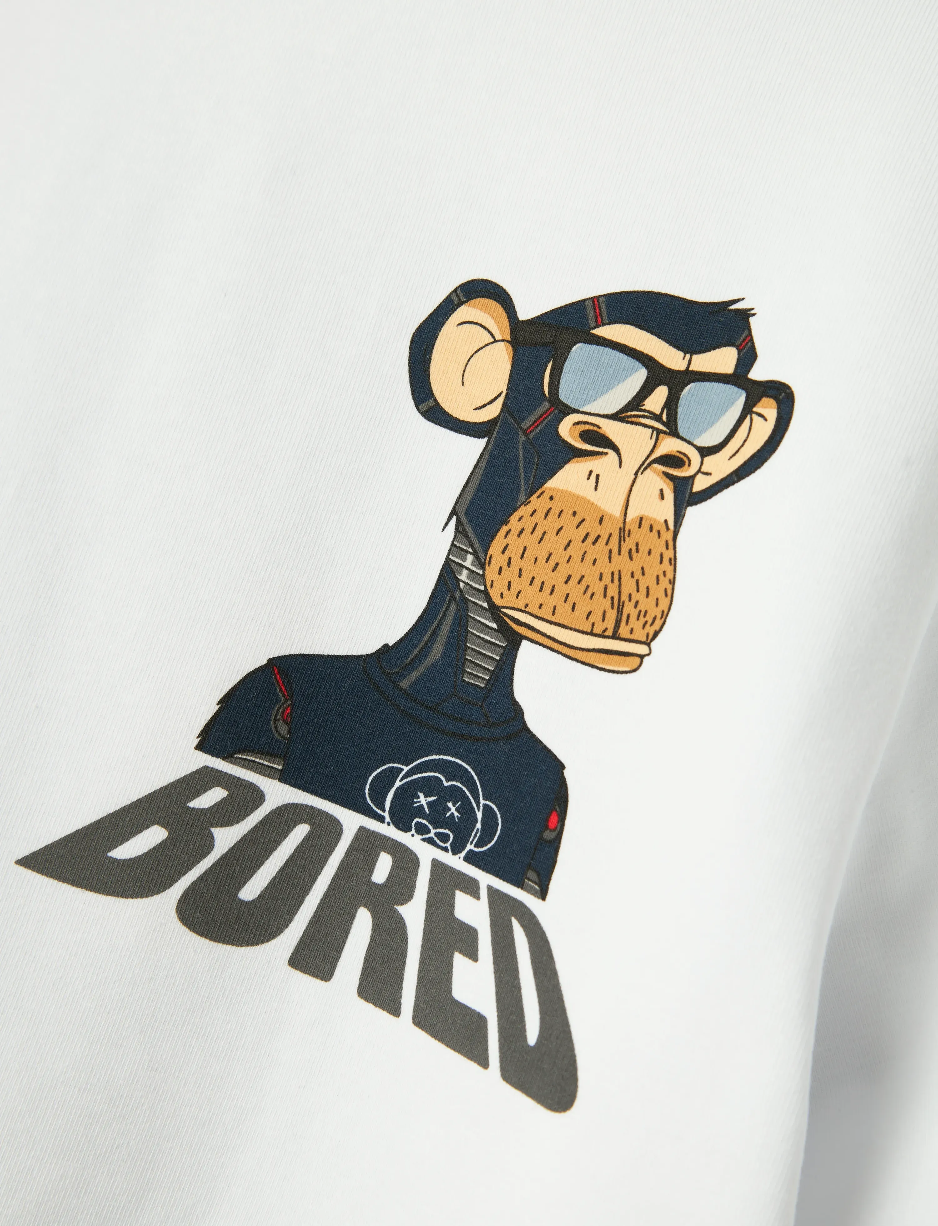 name it - NKMDYN BOREDOFD NREG SS TOP BOX SKY - t-shirts - bright white - 2