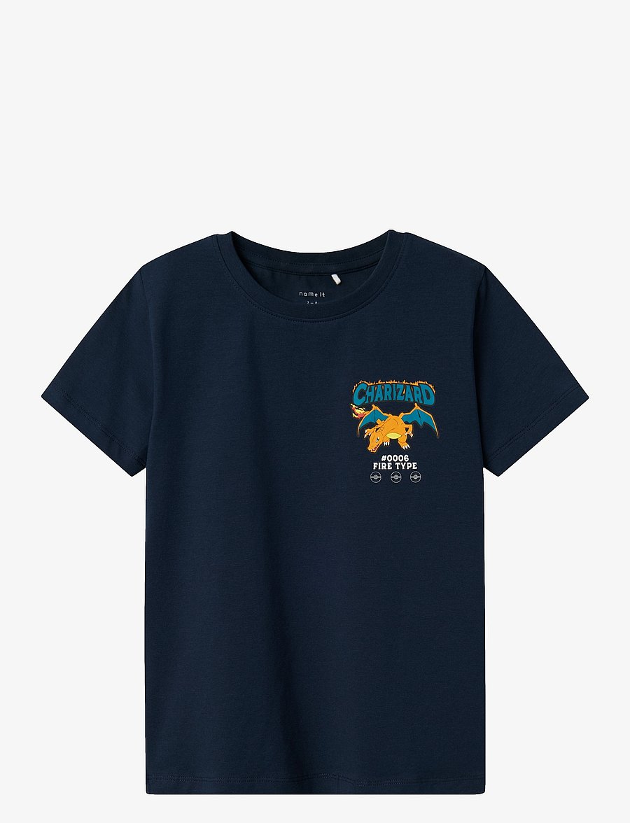 name it - NKMJATIN POKEMON NREG S TOP BOX SKY - t-shirts à manches courtes - navy blazer - 0