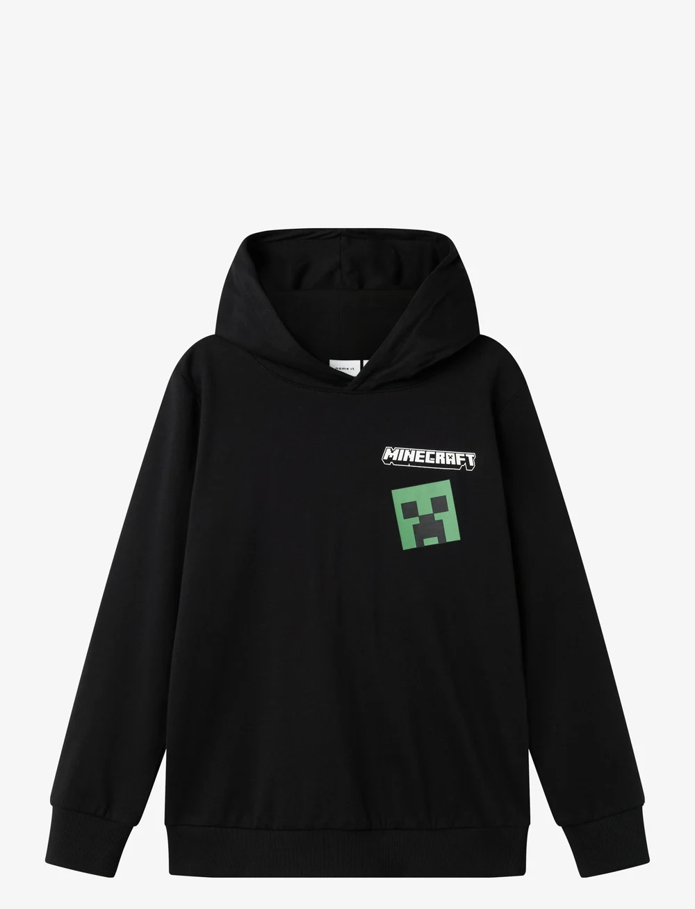 name it - NKMJACOT MINECRAFT NREG SWE WH UNB BFU - hættetrøjer - black - 0