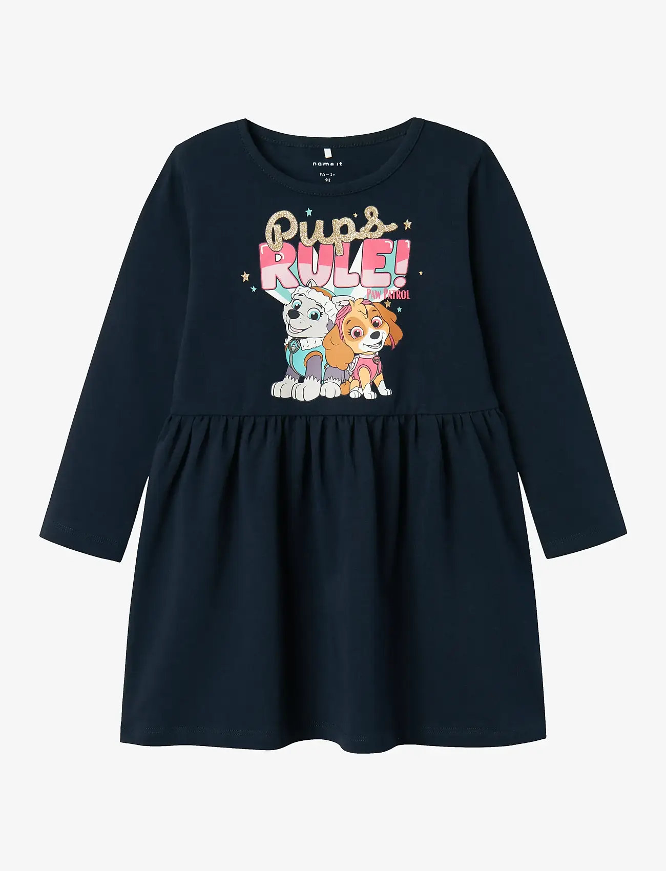 name it - NMFDYMA PAWPATROL LS DRESS NOOS CPLG - langærmede babykjoler - dark sapphire - 1