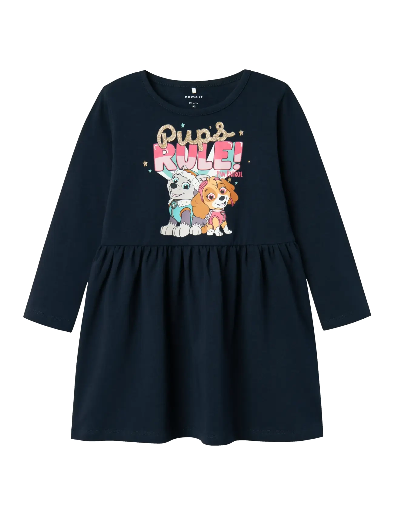 name it - NMFDYMA PAWPATROL LS DRESS NOOS CPLG - robes pour bébés à manches longues - dark sapphire - 1