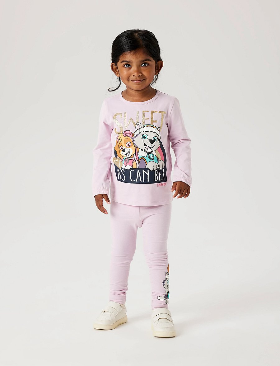 name it - NMFDYS PAWPATROL LS TOP NOOS CPLG - langärmelig - winsome orchid - 3