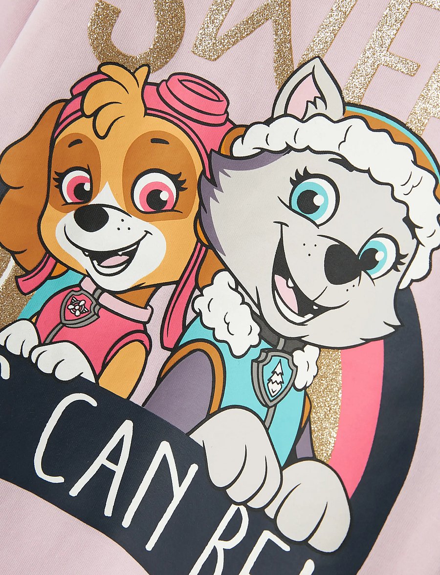 name it - NMFDYS PAWPATROL LS TOP NOOS CPLG - langärmelig - winsome orchid - 4