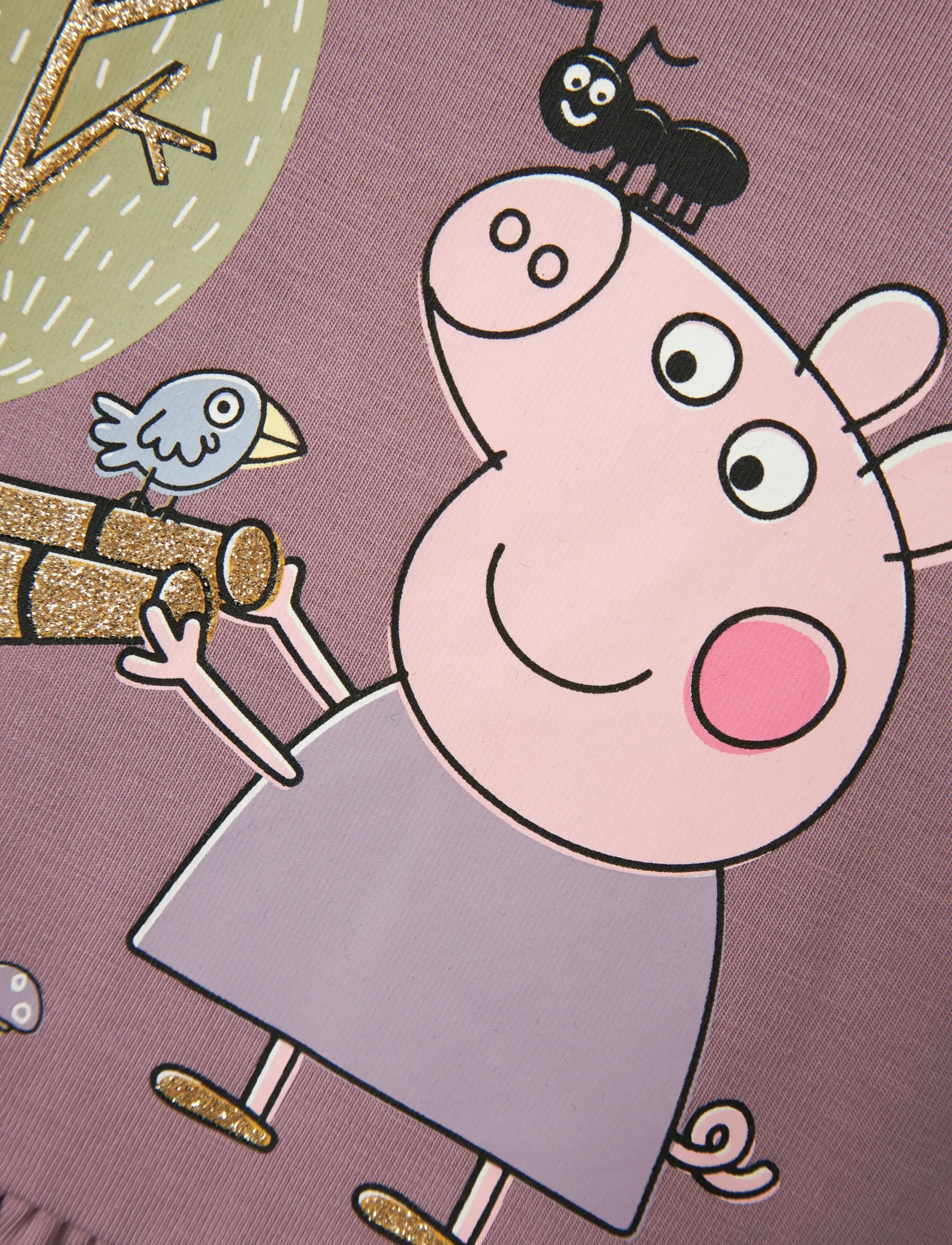 name it - NMFDYFFI PEPPA LS DRESS NOOS CPLG - elderberry - 4