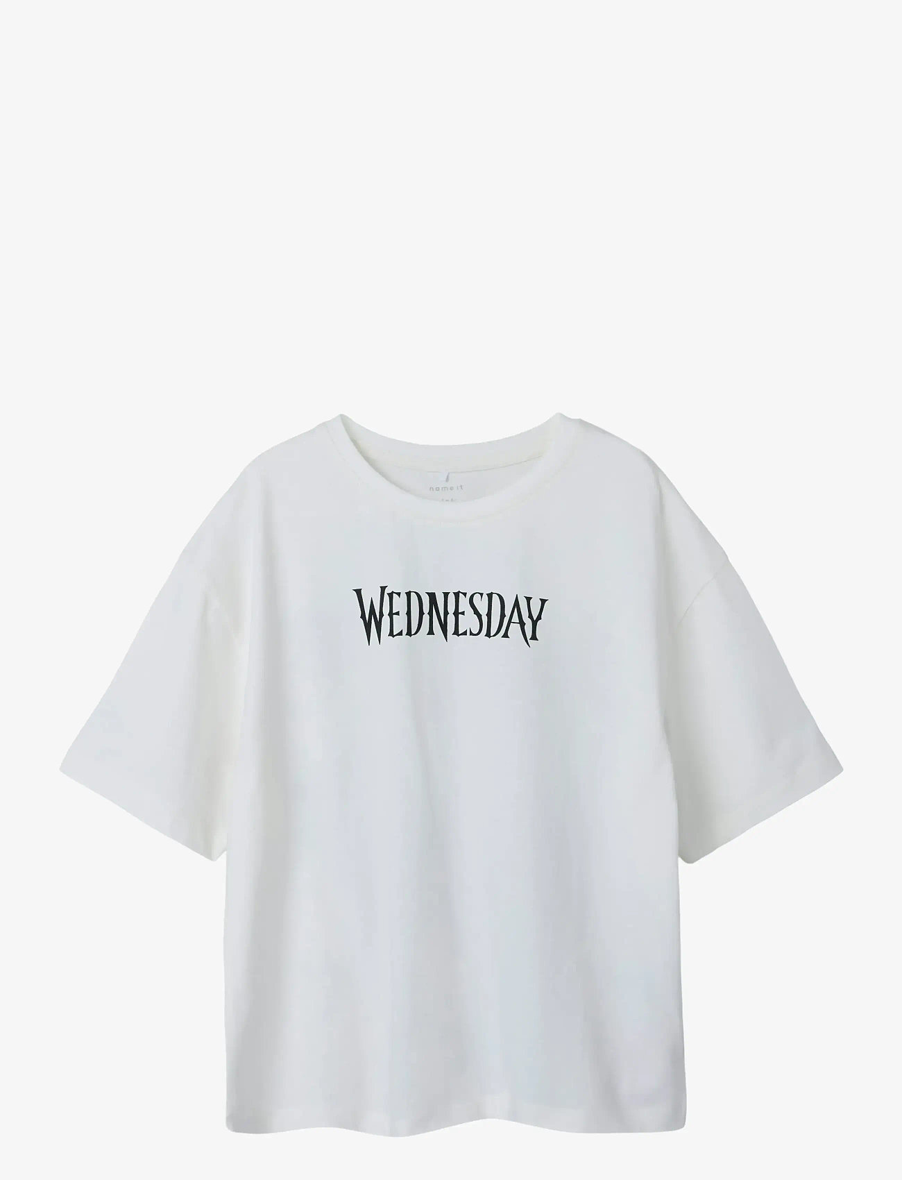 name it - NKFDYP WEDNESDAY SS RLX TOP BOX NOOS SKY - short-sleeved t-shirts - cloud dancer - 0