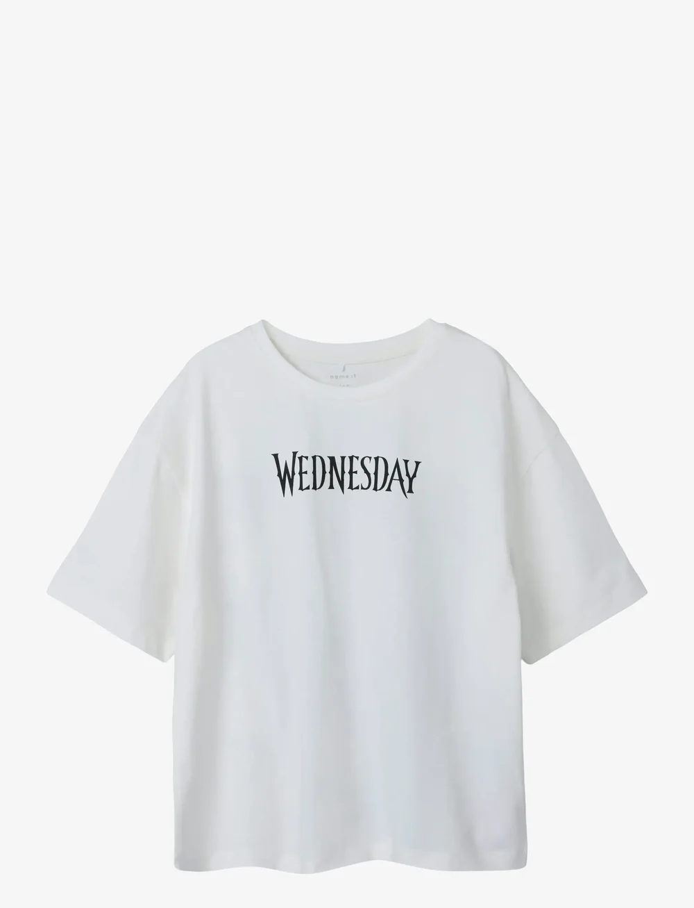 name it - NKFDYP WEDNESDAY SS RLX TOP BOX NOOS SKY - short-sleeved t-shirts - cloud dancer - 0