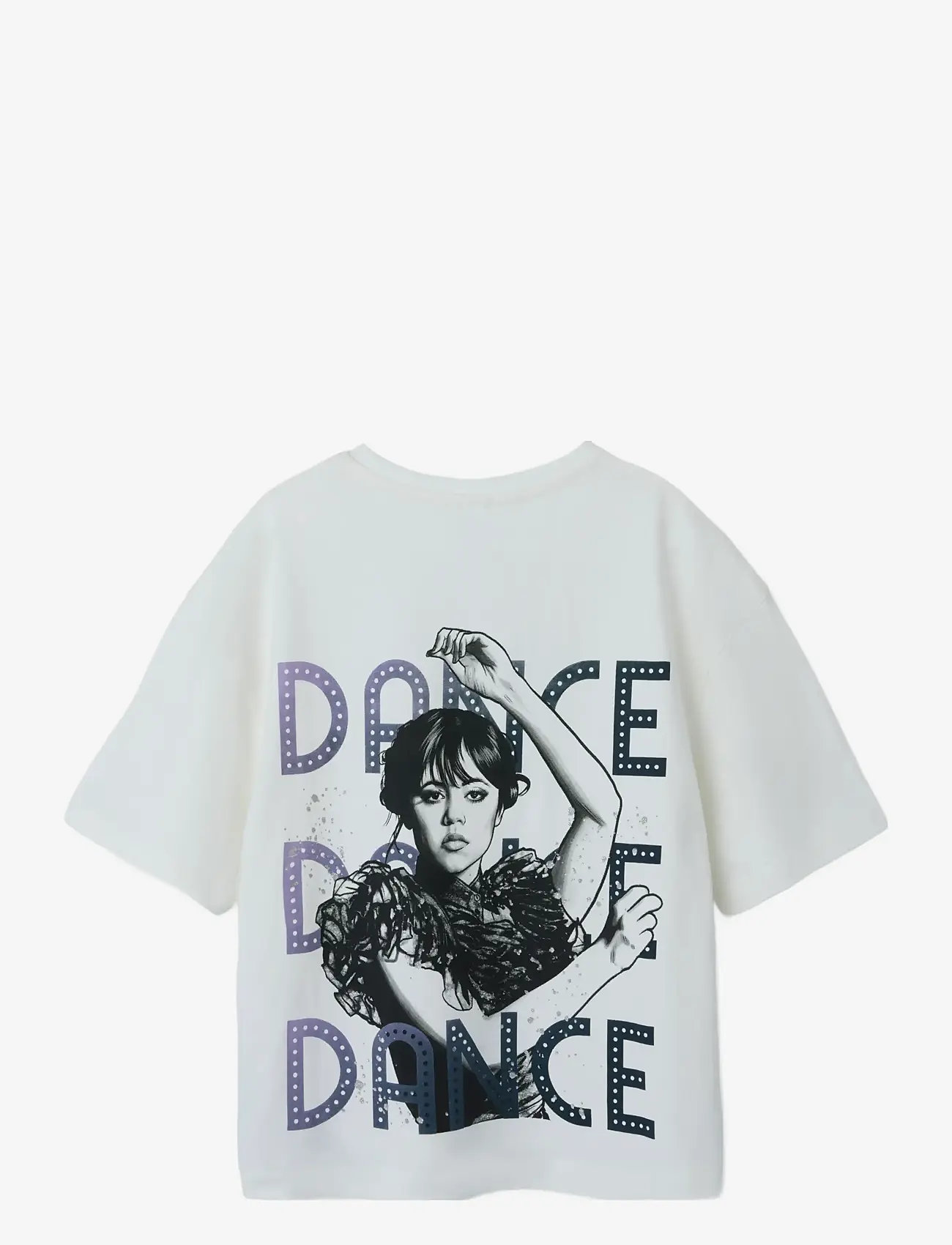 name it - NKFDYP WEDNESDAY SS RLX TOP BOX NOOS SKY - short-sleeved t-shirts - cloud dancer - 1