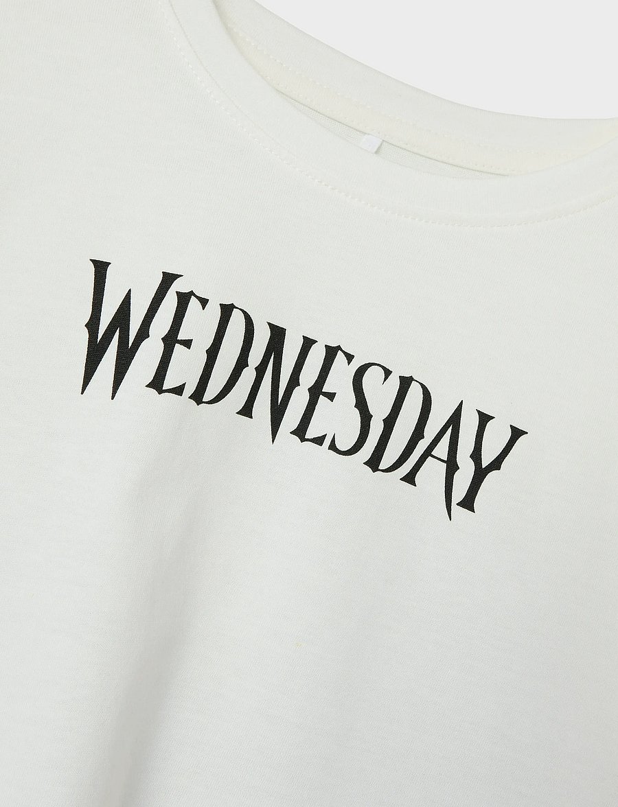 name it - NKFDYP WEDNESDAY SS RLX TOP BOX NOOS SKY - kortärmade t-shirts - cloud dancer - 3