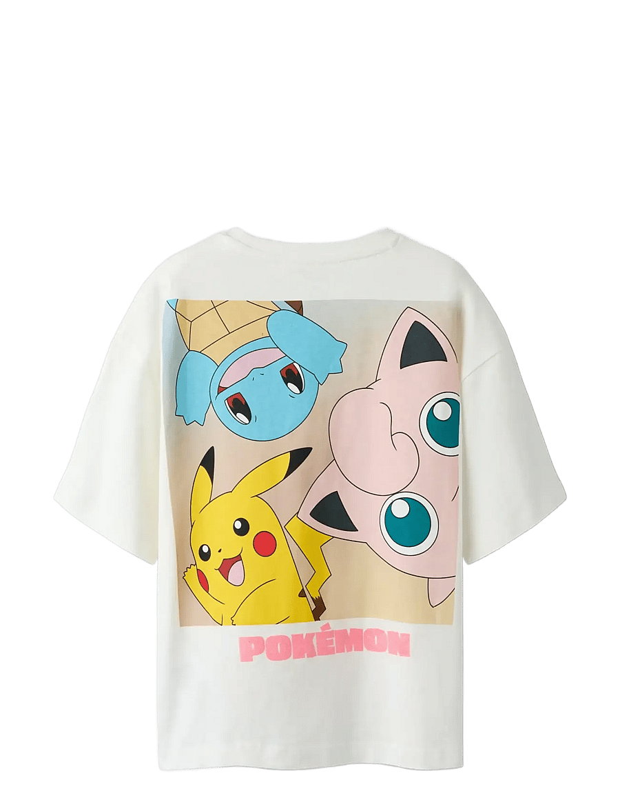 name it - NKFDYPPI POKEMON SS RLX TOP NOOS SKY - kortærmede t-shirts - cloud dancer - 2