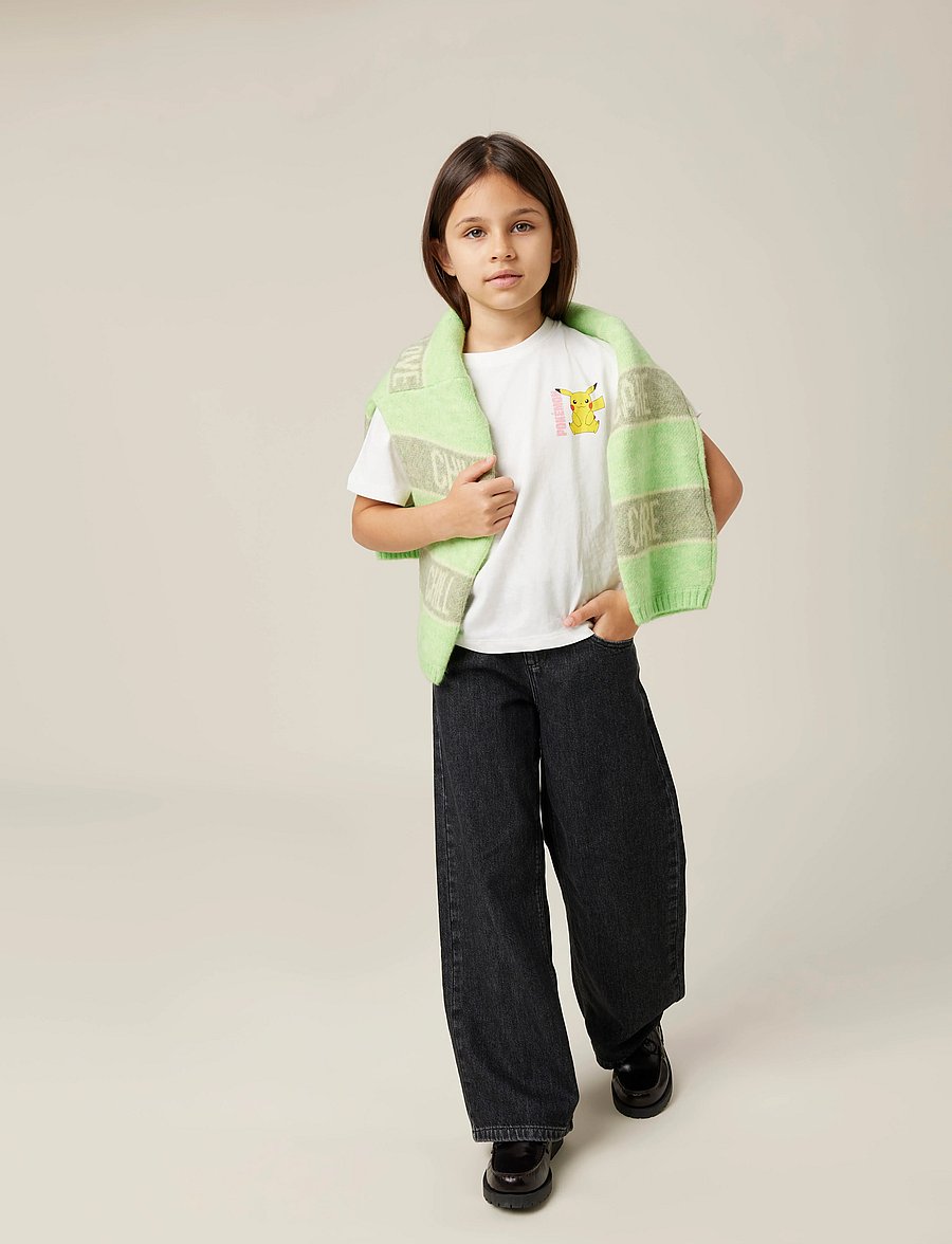 name it - NKFDYPPI POKEMON SS RLX TOP NOOS SKY - kortærmede t-shirts - cloud dancer - 5