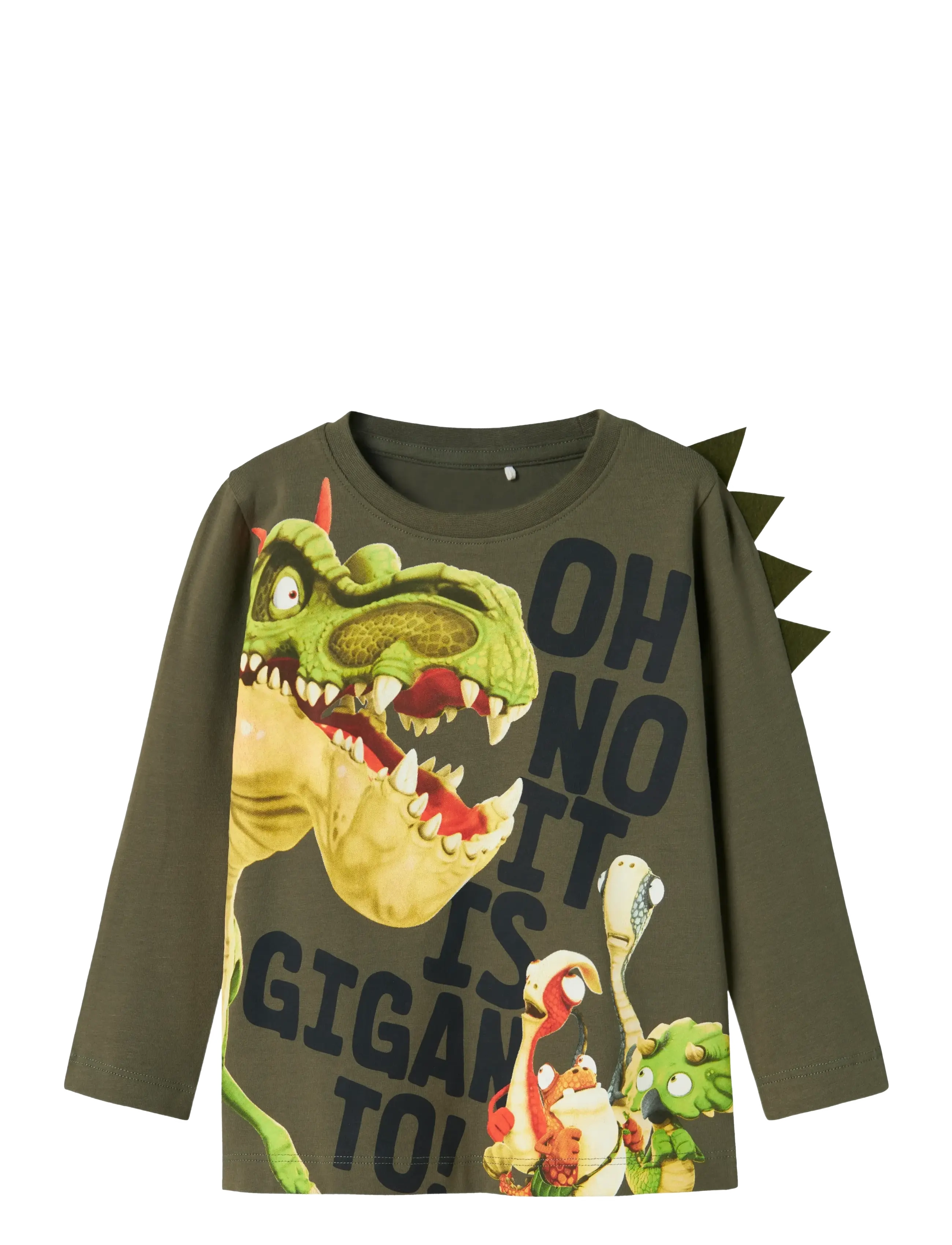 name it NMMDOVID GIGANTO NREG LS TOP NOOS VDE - 4 for 3 - DUSTY OLIVE / green