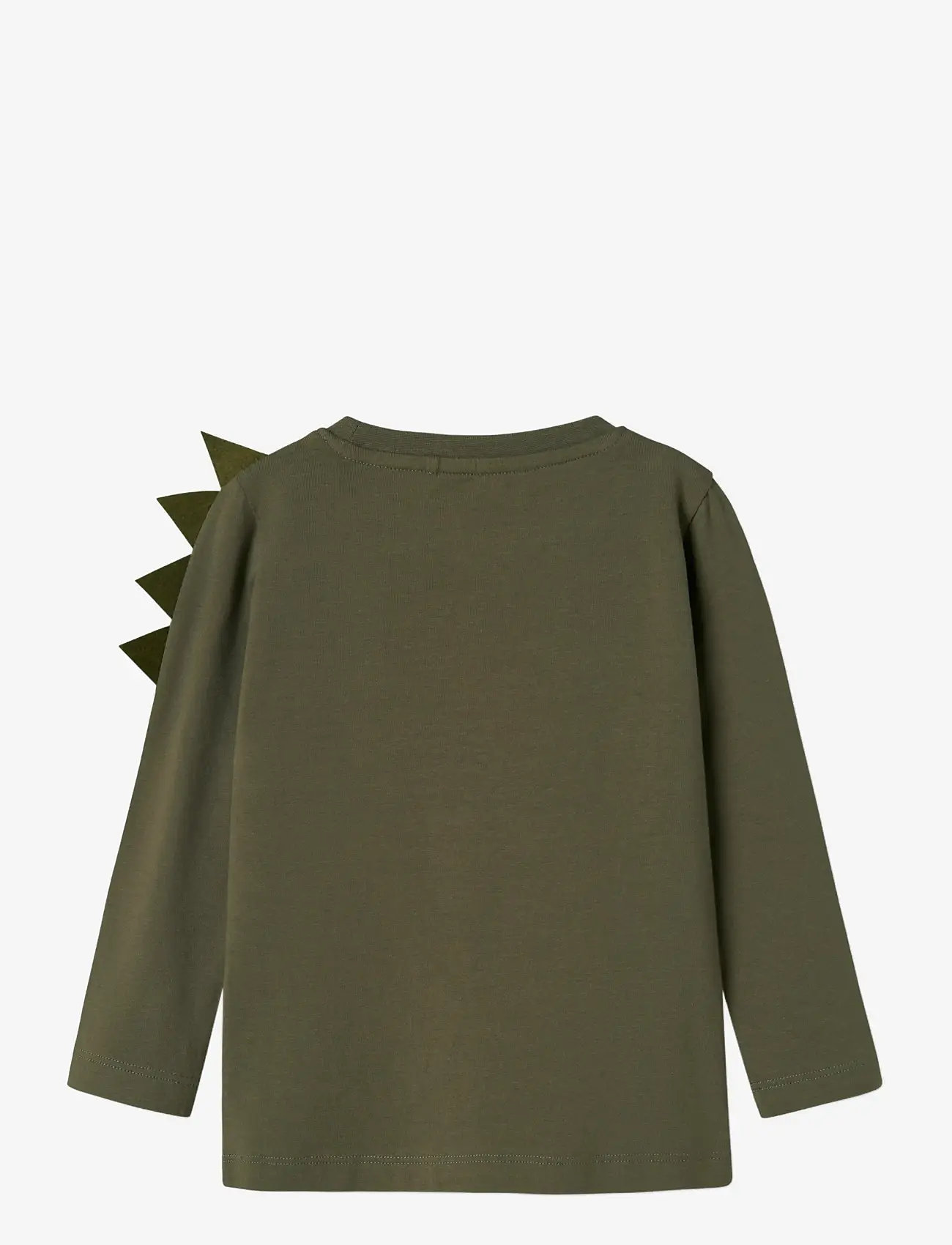 name it - NMMDOVID GIGANTO NREG LS TOP NOOS VDE - langærmede t-shirts - dusty olive - 2