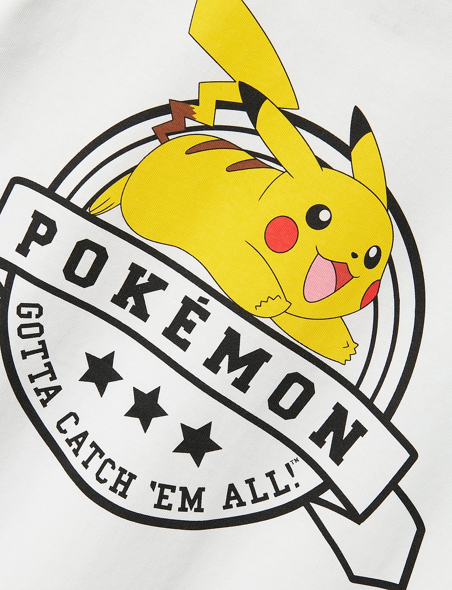name it - NKMDEX POKEMON SS NREG TOP BOX NOOS SKY - kurzärmelige - bright white - 2