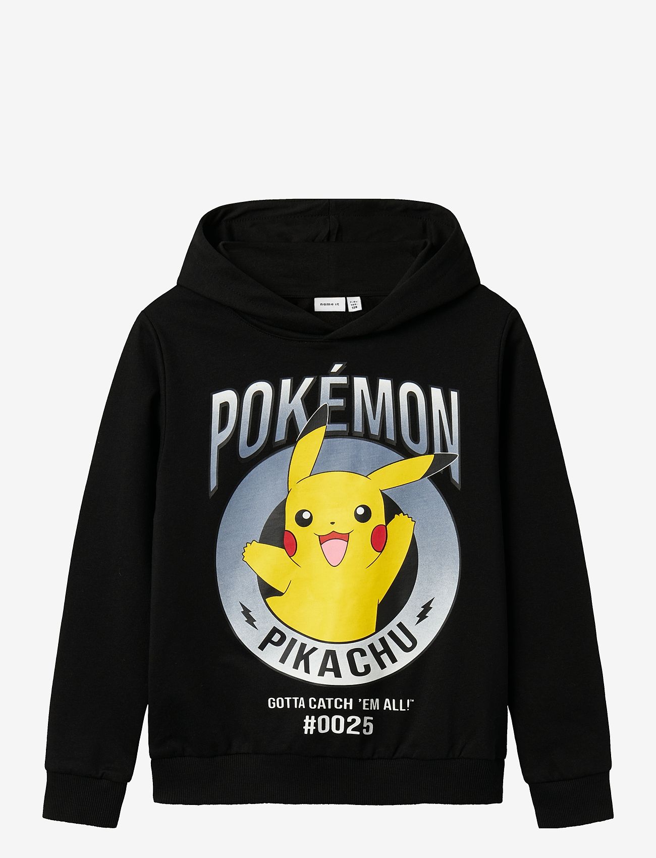 name it - NKMDU POKEMON NREG SWEAT WH BRU NOOS SKY - kapuzenpullover - black - 0