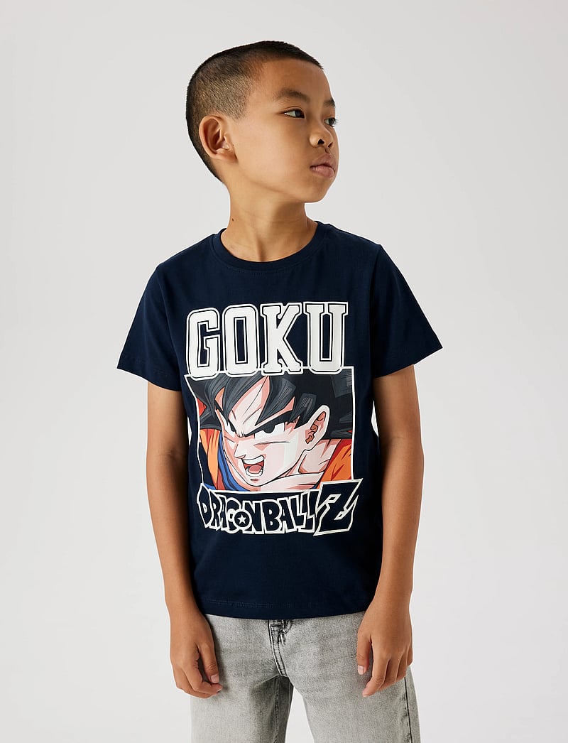 name it - NKMDRUE DRAGONB NREG SS TOP BOX NOOS VDE - kortärmade t-shirts - dark sapphire - 0