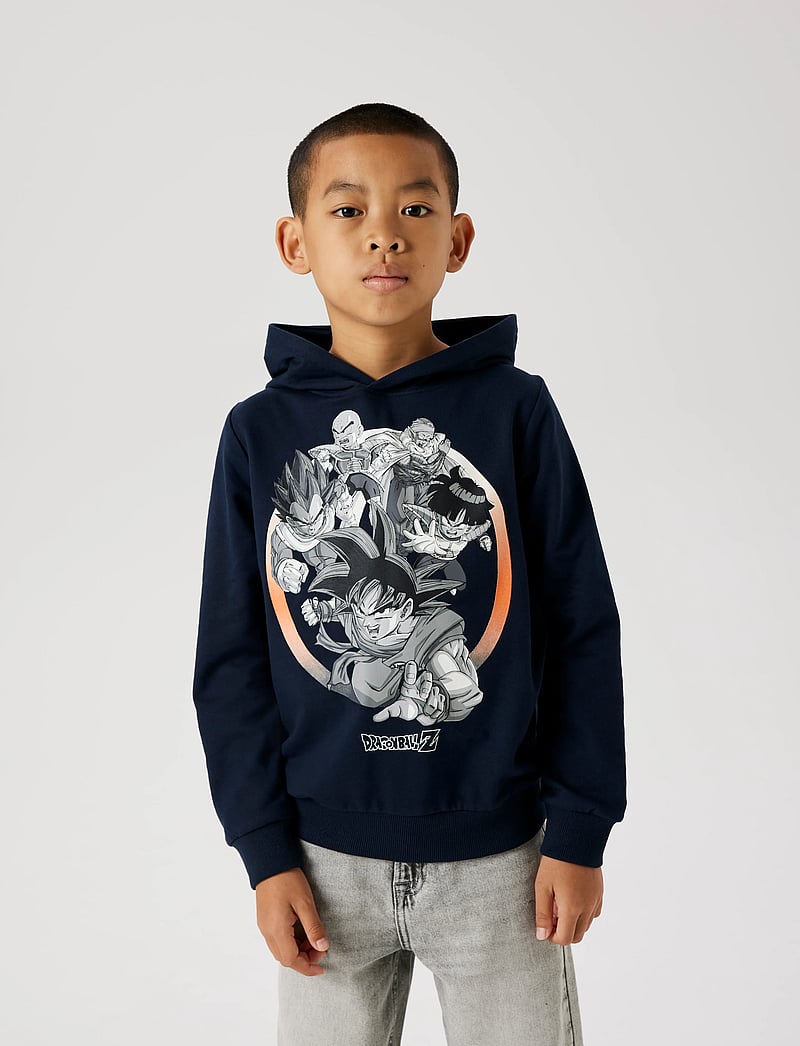 name it - NKMDAF DRAGONBALL NREG SWEAT WH NOOS VDE - kapuzenpullover - dark sapphire - 0
