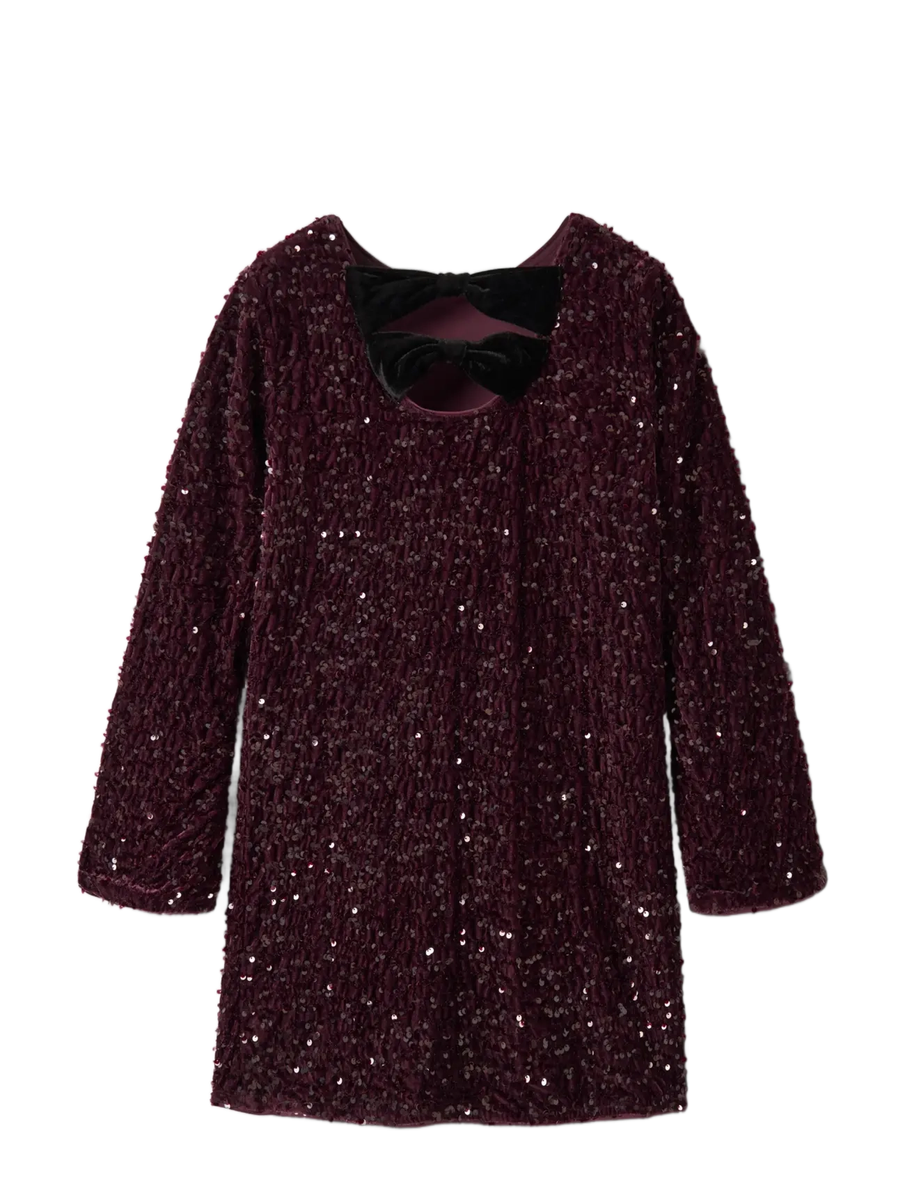 name it - NKFRUSITTA LS DRESS - partykleider - catawba grape - 1