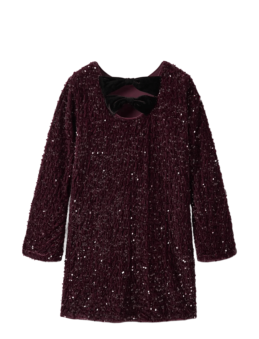 name it - NKFRUSITTA LS DRESS - partykleider - catawba grape - 1