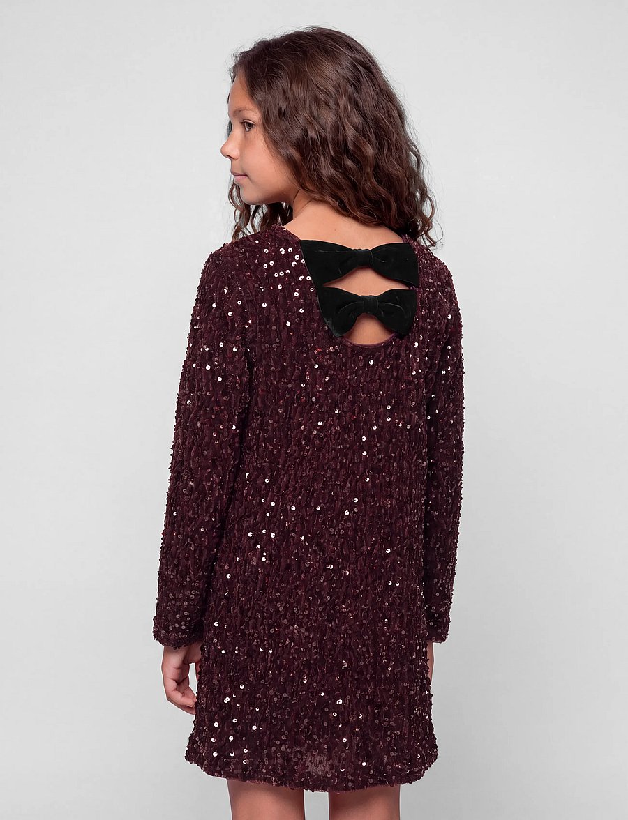 name it - NKFRUSITTA LS DRESS - peokleidid - catawba grape - 0