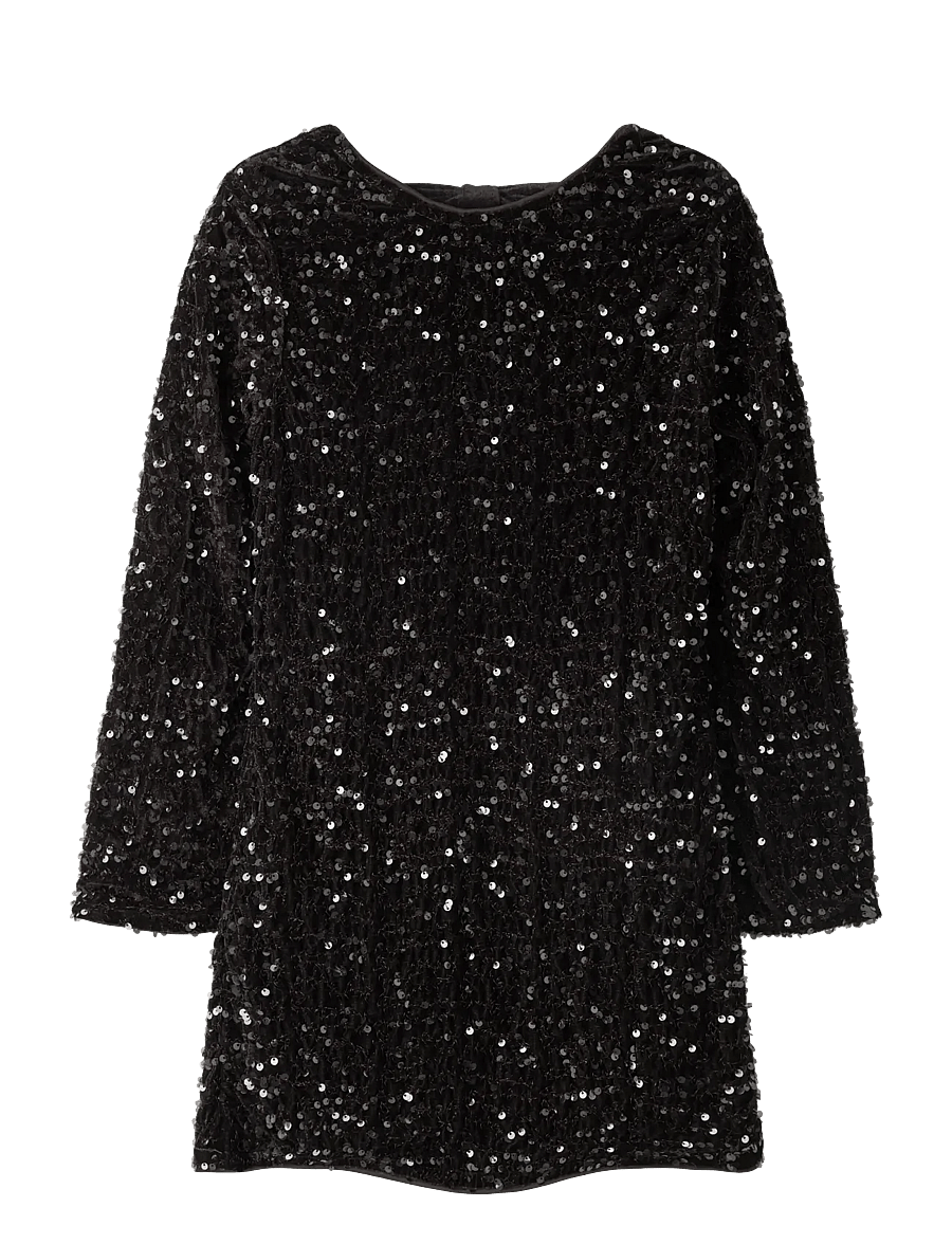 name it - NKFRUSITTA LS DRESS - partykleider - chocolate plum - 0