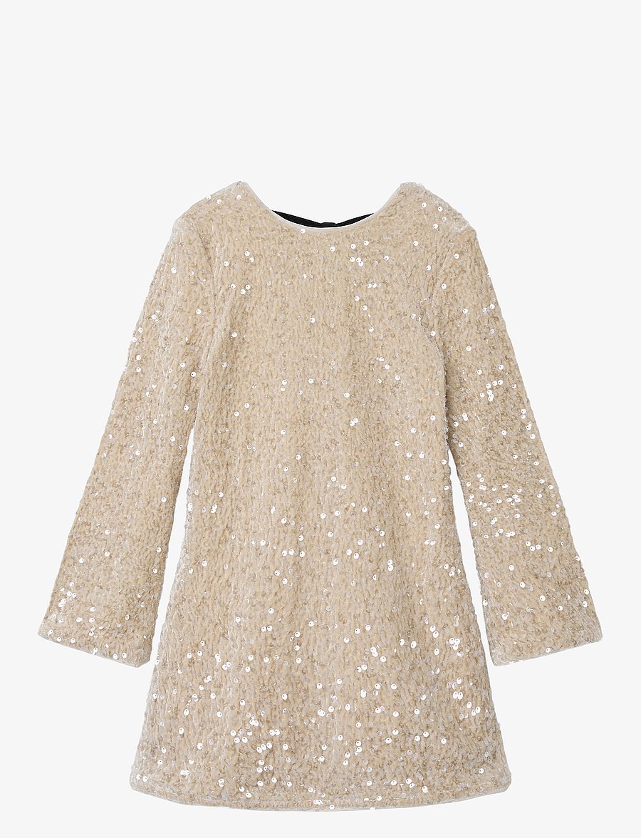 name it - NKFRUSITTA LS DRESS - festklänningar - jet stream - 0