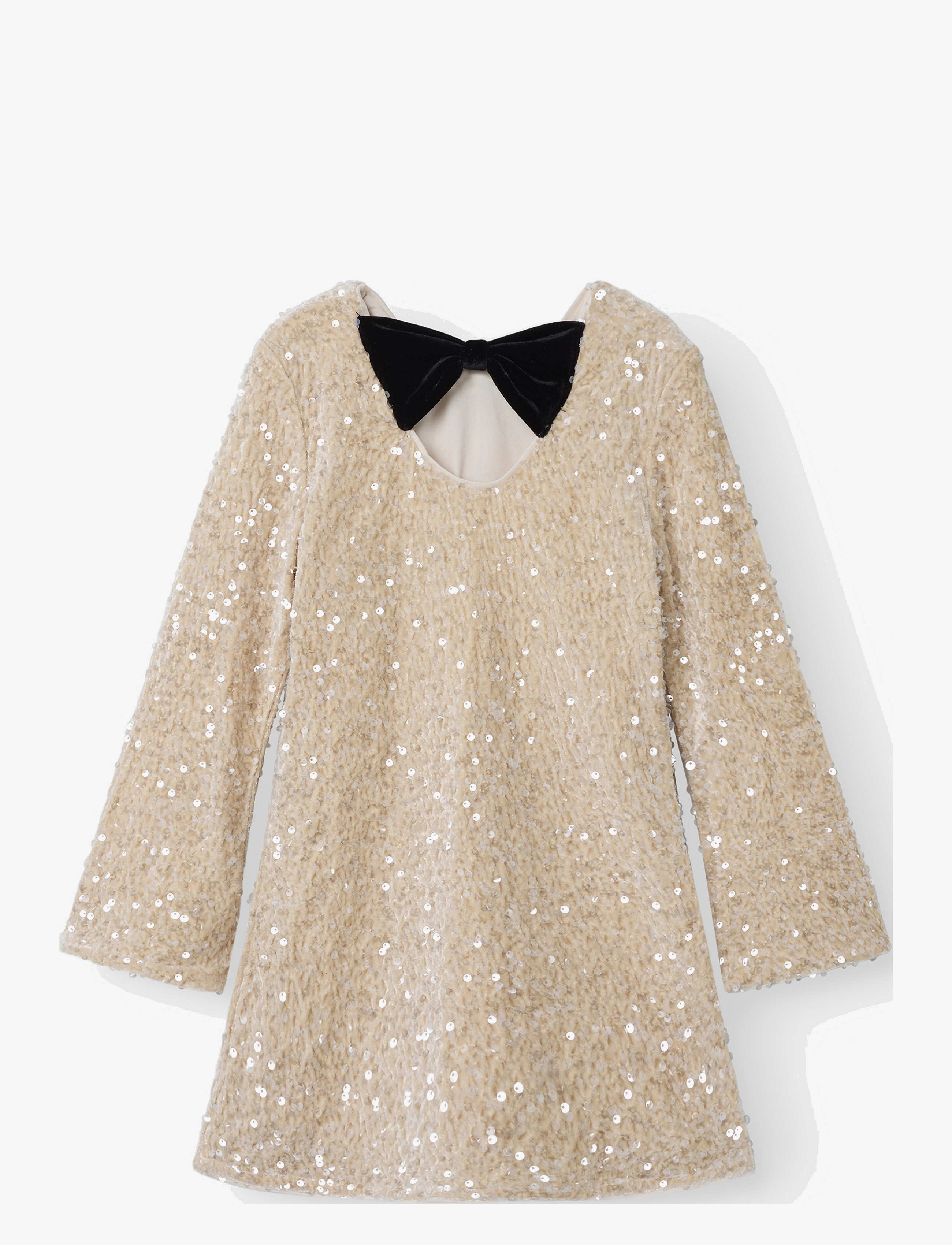 name it - NKFRUSITTA LS DRESS - festklänningar - jet stream - 1