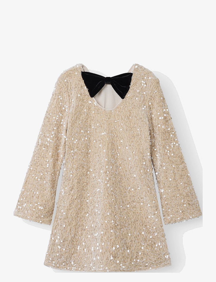 name it - NKFRUSITTA LS DRESS - festklänningar - jet stream - 1
