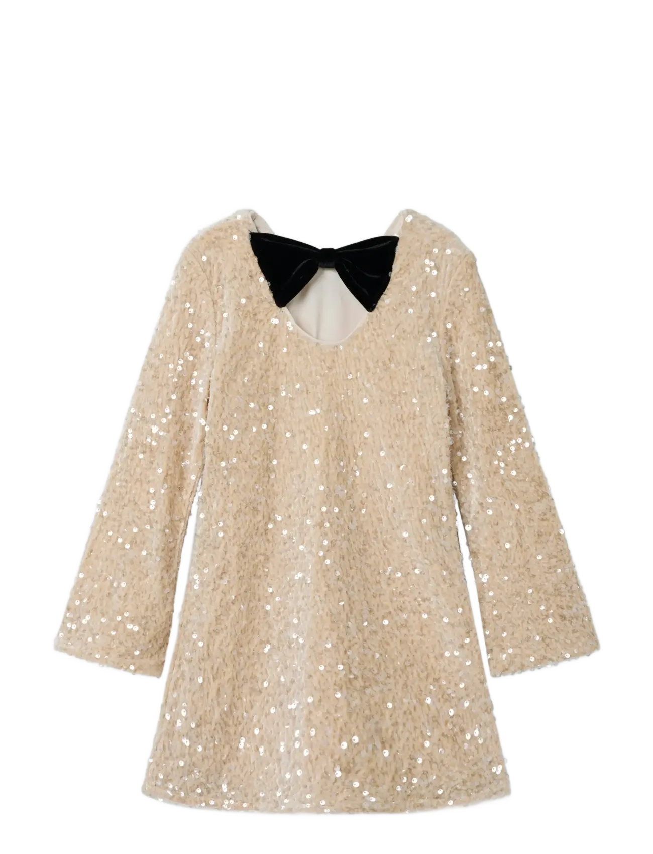 name it - NKFRUSITTA LS DRESS - feestjurken - jet stream - 2