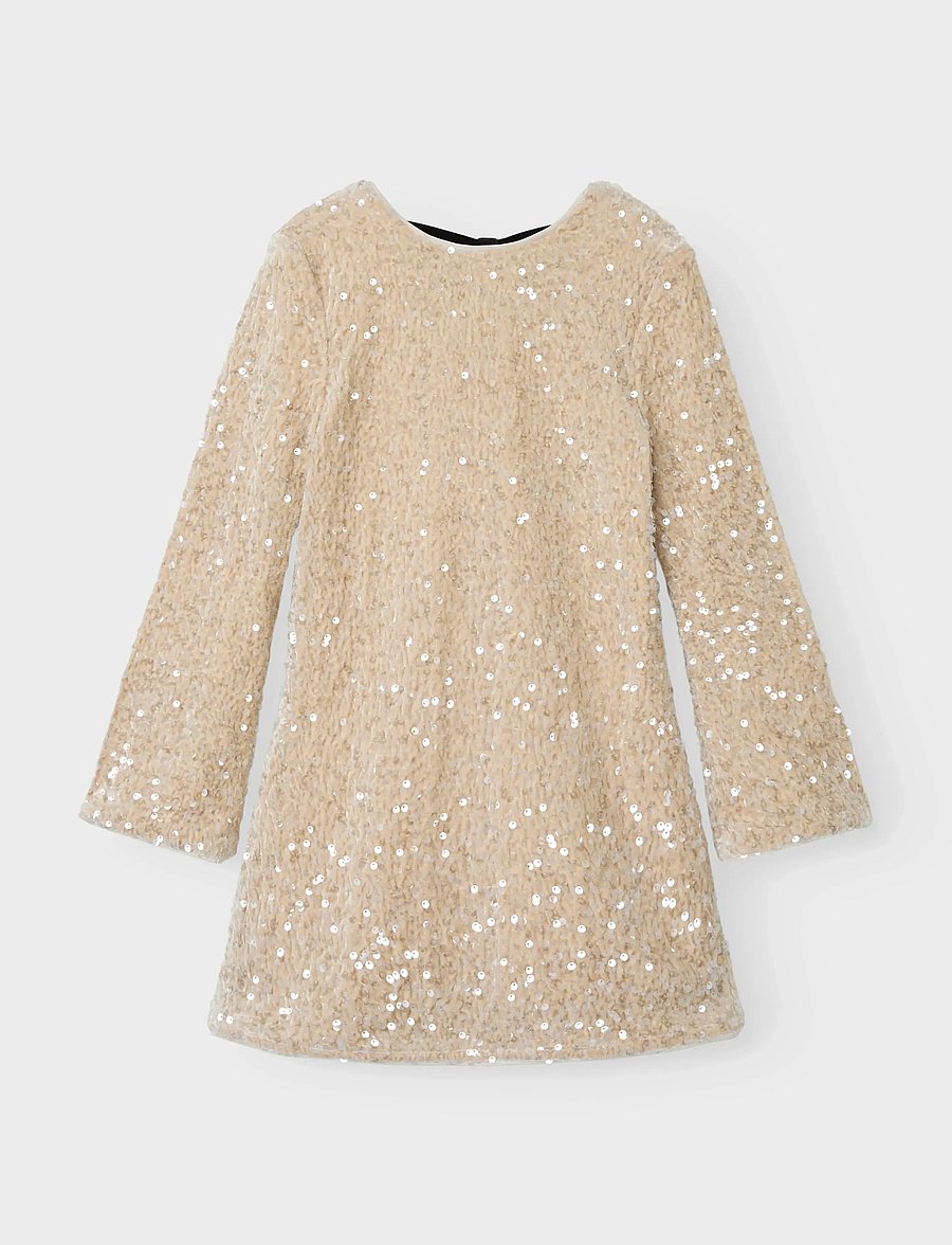 name it - NKFRUSITTA LS DRESS - feestjurken - jet stream - 3
