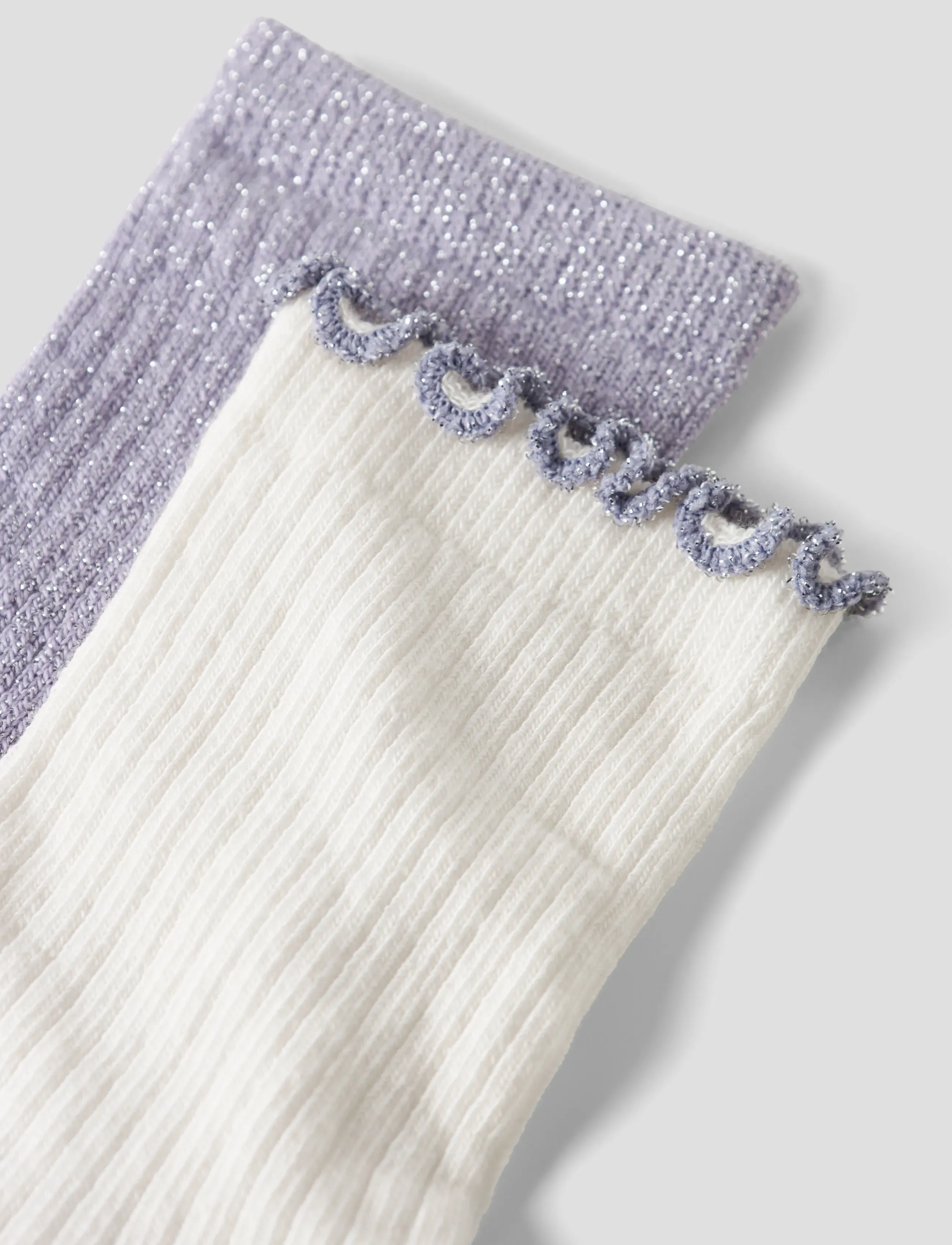 name it - NMFTUTTI 2P SOCK - lavender gray - 2