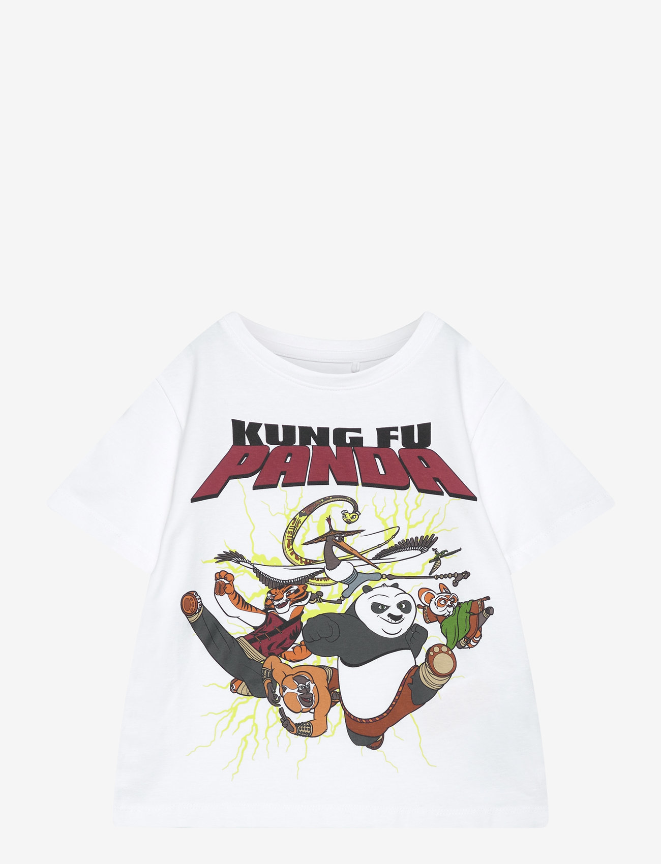 name it - NMMJAC KUNGFUPANDA NREG SS TOP BOX SKY - bright white - 0