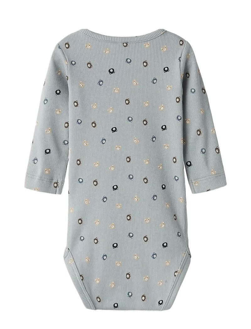 name it - NBMTUMAS LS BODY - langärmelige bodys - quarry - 2