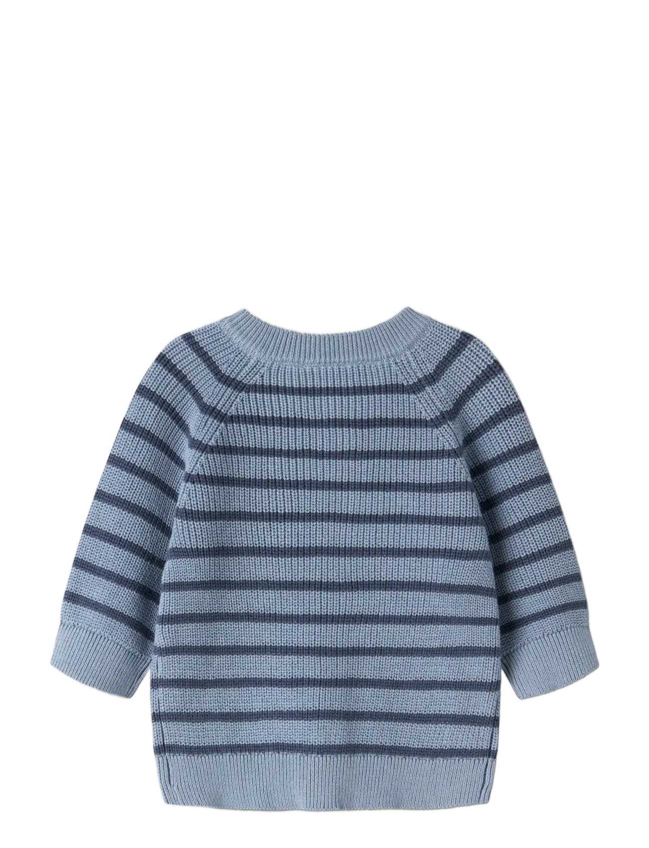 name it - NBMMAST LS KNIT CARD NOOS - koftor - ashley blue - 1