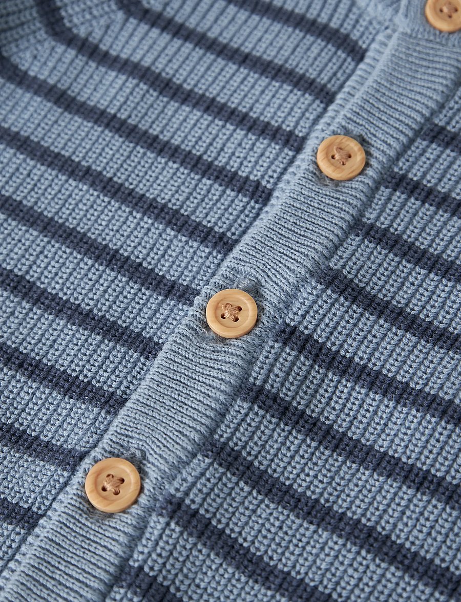 name it - NBMMAST LS KNIT CARD NOOS - koftor - ashley blue - 2