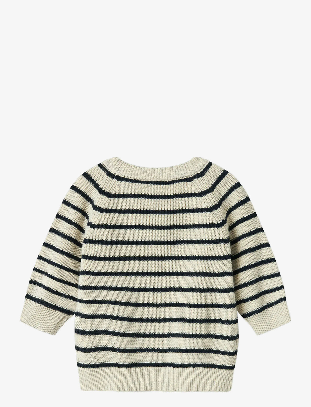 name it - NBMMAST LS KNIT CARD NOOS - cardigans - peyote melange - 2