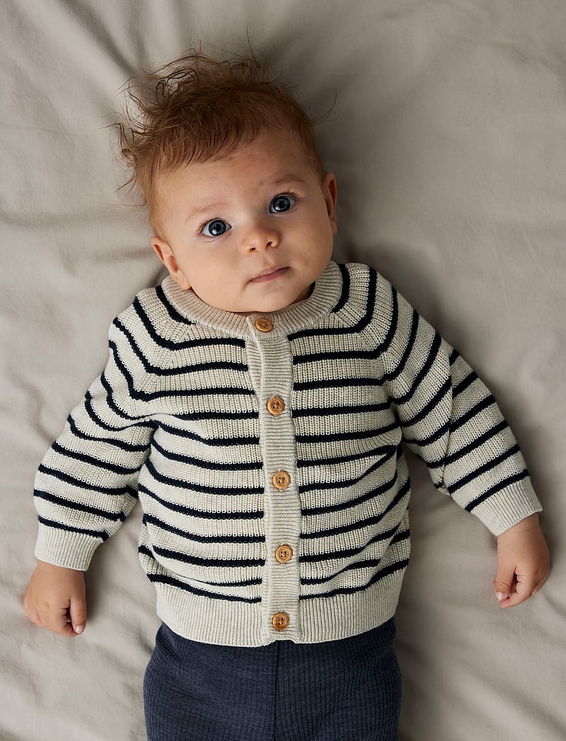 name it - NBMMAST LS KNIT CARD NOOS - cardigans - peyote melange - 3