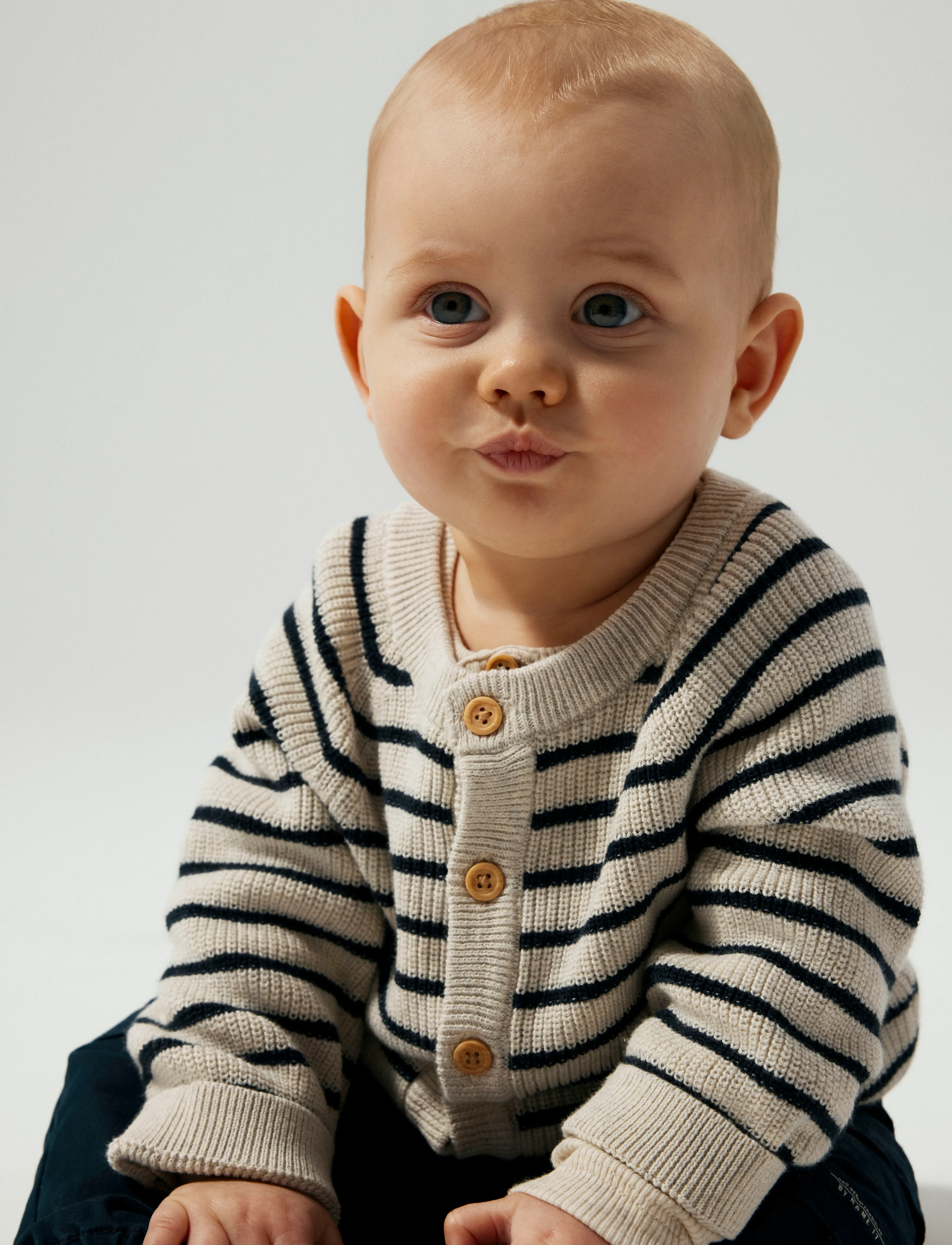 name it - NBMMAST LS KNIT CARD NOOS - cardigans - peyote melange - 4