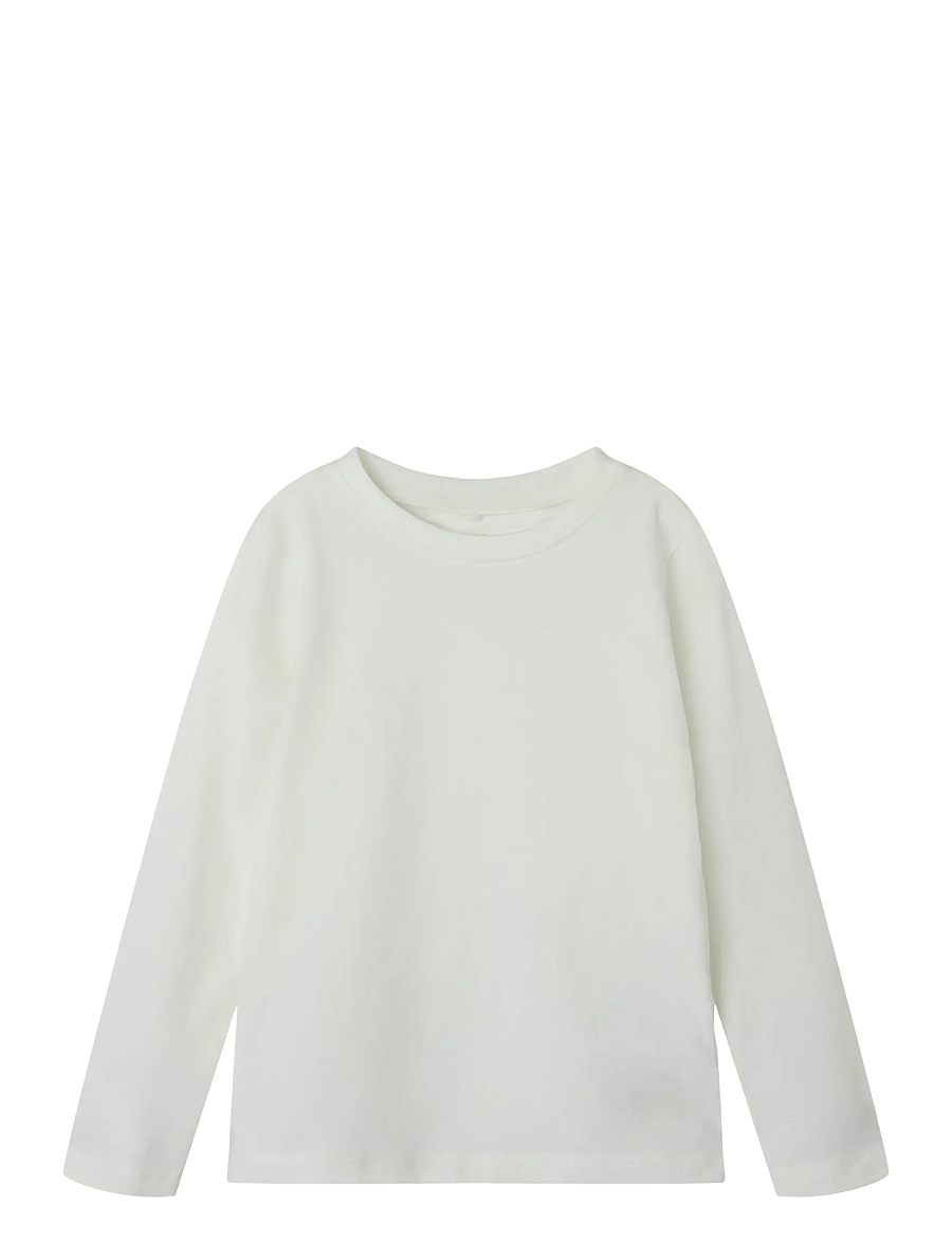 name it - NMFVIBBI LS TOP NOOS - langærmede t-shirts - cloud dancer - 0