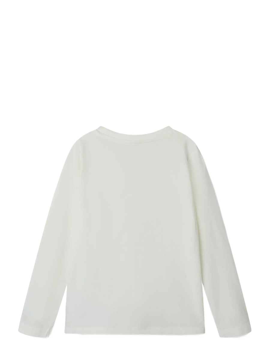 name it - NMFVIBBI LS TOP NOOS - langærmede t-shirts - cloud dancer - 1