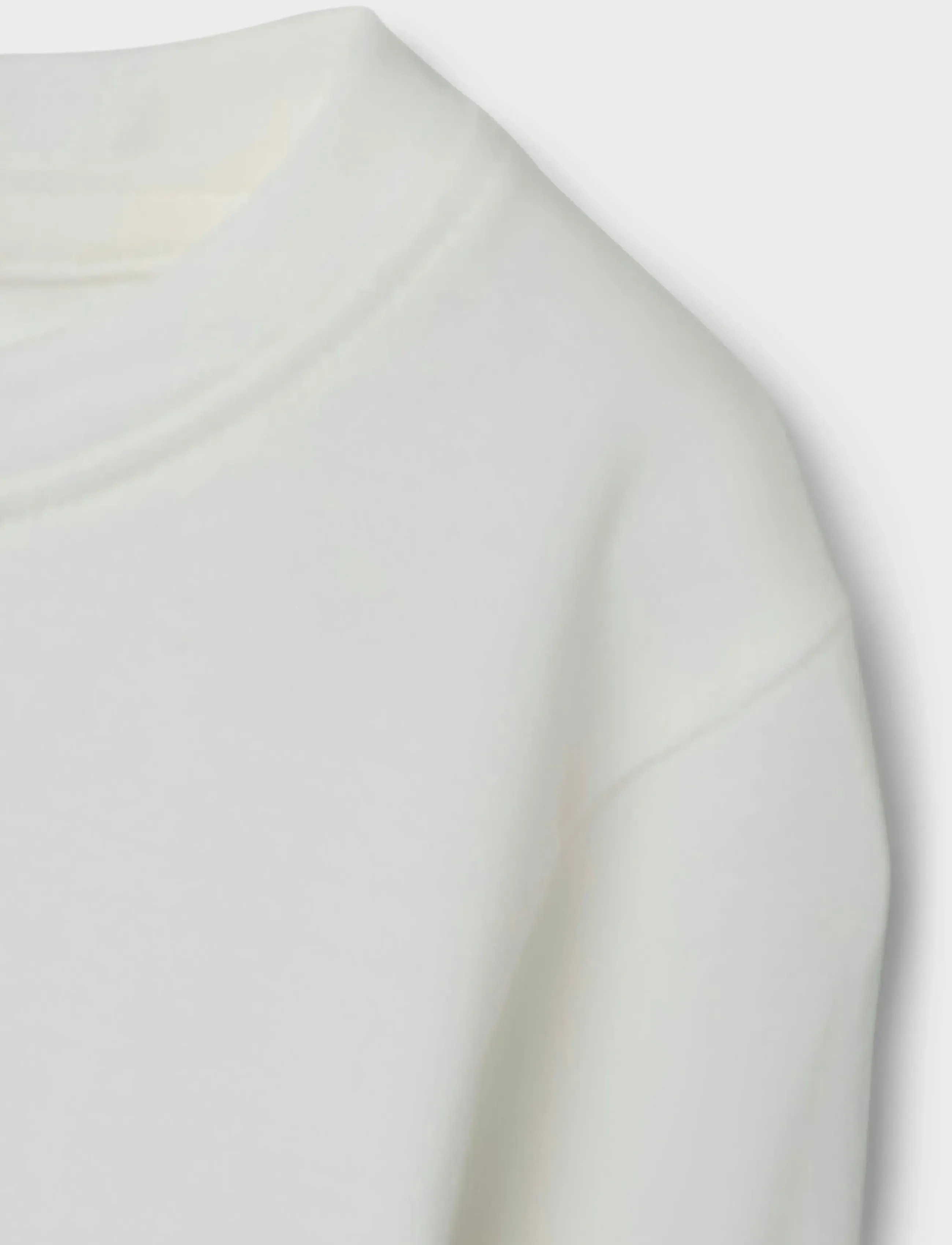name it - NMFVIBBI LS TOP NOOS - långärmade - cloud dancer - 4