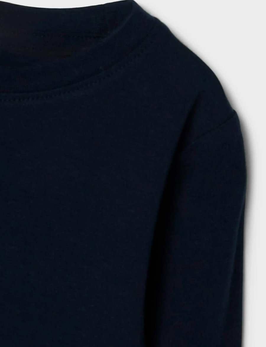 name it - NMFVIBBI LS TOP NOOS - langærmede t-shirts - dark sapphire - 2