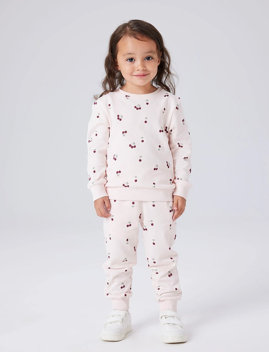 name it - NMFVALBA LS SWEAT UNB NOOS - sweatshirts - crystal pink - 4