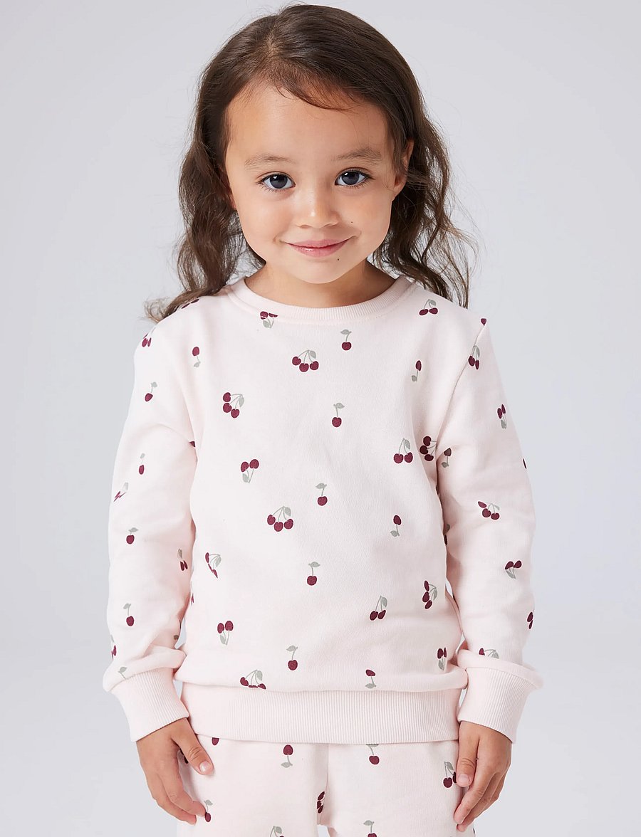 name it - NMFVALBA LS SWEAT UNB NOOS - sweatshirts - crystal pink - 5
