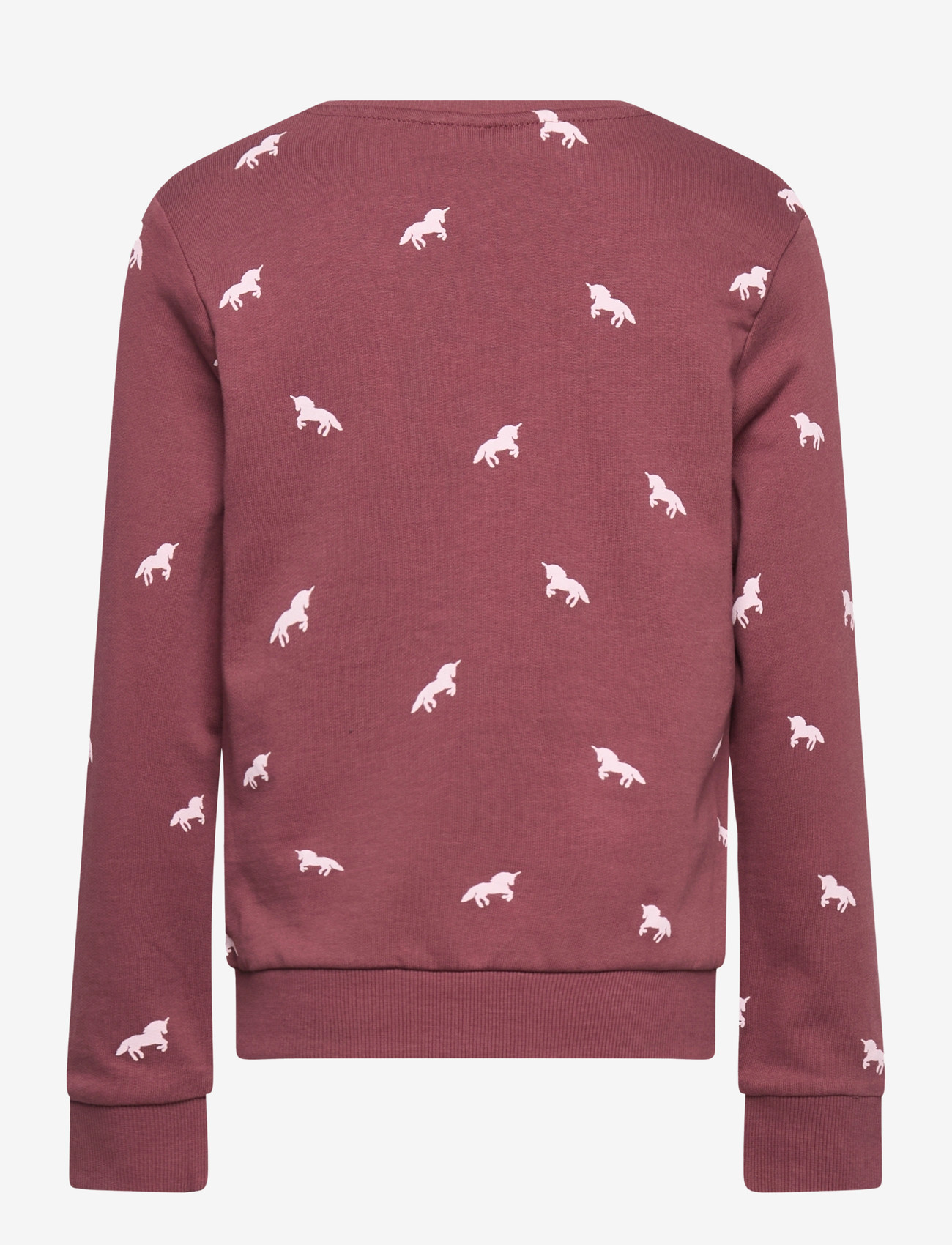 name it - NMFVALBA LS SWEAT UNB NOOS - dressipluusid - wild ginger - 1