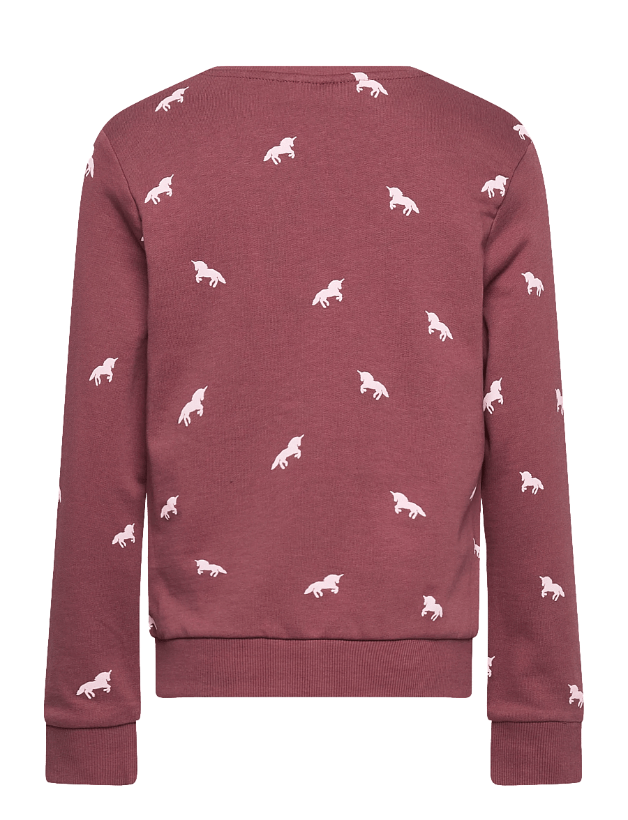 name it - NMFVALBA LS SWEAT UNB NOOS - sweatshirts - wild ginger - 1