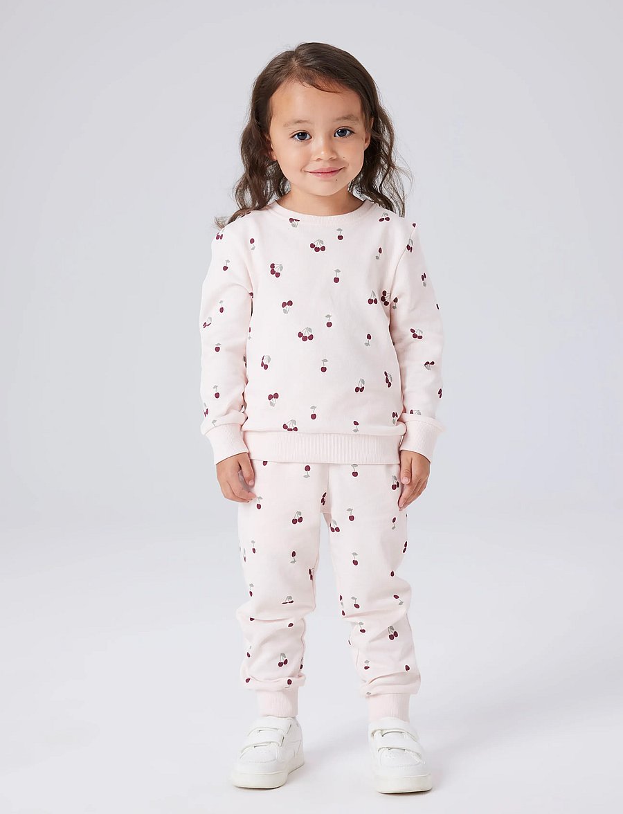 name it - NMFVALBA SWE PANT UNB NOOS - dressipüksid - crystal pink - 3